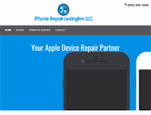 Tablet Screenshot of iphonerepairlexington.com